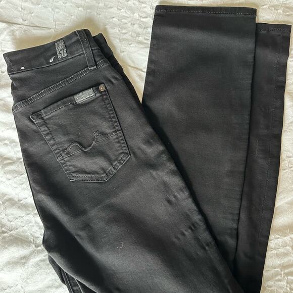 7 for all mankind kimmie crop contour waist skinny size 26 - Picture 8 of 16